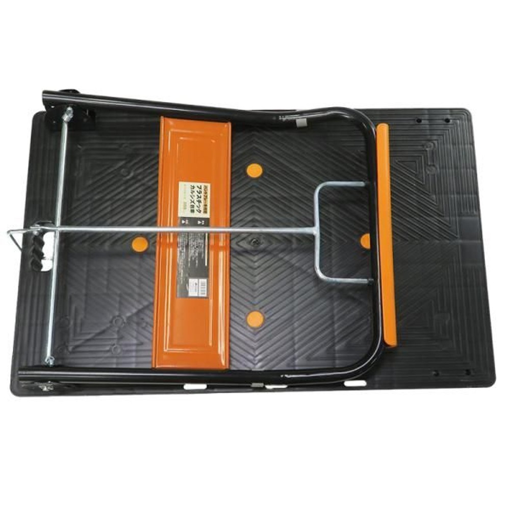 ビバホームオリジナル ハンドブレーキ付きカルシズ樹脂台車, 耐荷重150kg, 幅450&times;奥行730&times;高さ910