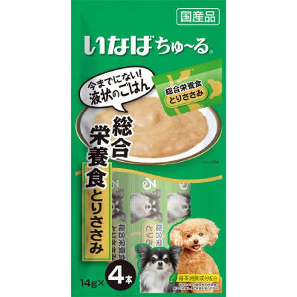 犬ちゅーる総合栄養食とりささみ14ｇＸ4本