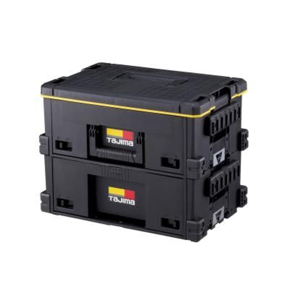 TAJIMA（タジマ） 　セフ引出しボックスL 2段セット　TB-HBOXL2, ブラック, L　2段