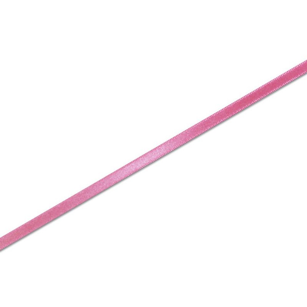 シングルサテンリボン　20m巻　バラ色, その他カラー１, 3mm
