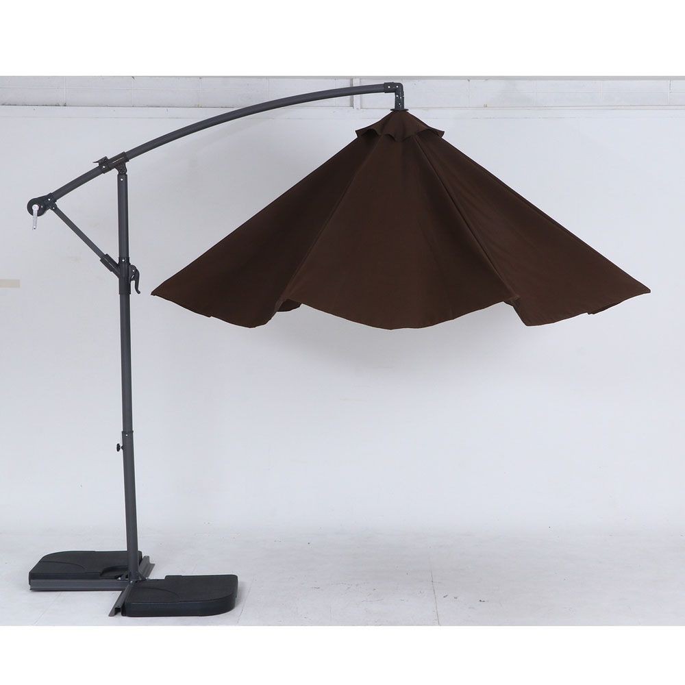 不二貿易  ハンギングパラソル2, アイボリー, 直径約3.0m