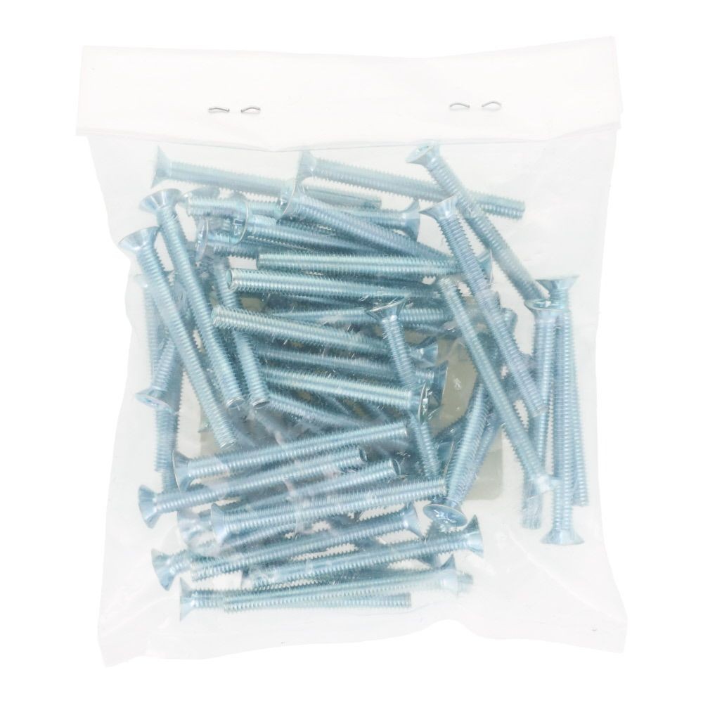 ユニクロ　小ねじ　皿　Ｍ４&times;４０　５０個入り, 小ねじ, M4&times;40