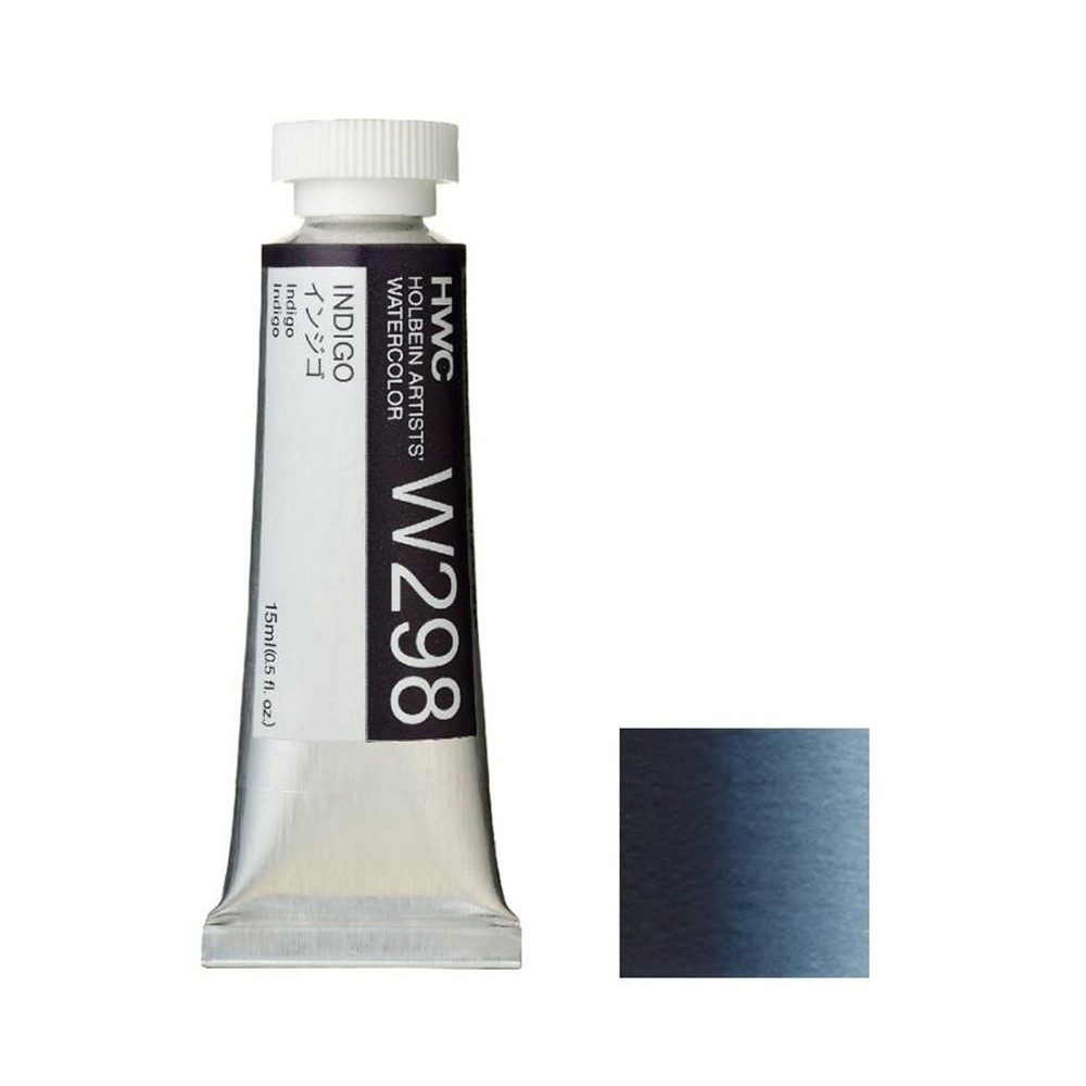 ホルベイン 透明水彩絵具 5号 (15ｍｌ) W298 インジゴ, W298インジゴ, 5号 (15ml) 