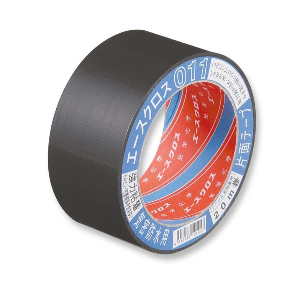 光洋化学 エースクロス ０１１ 黒 50mmx20M, 黒, 幅50mm&times;20m