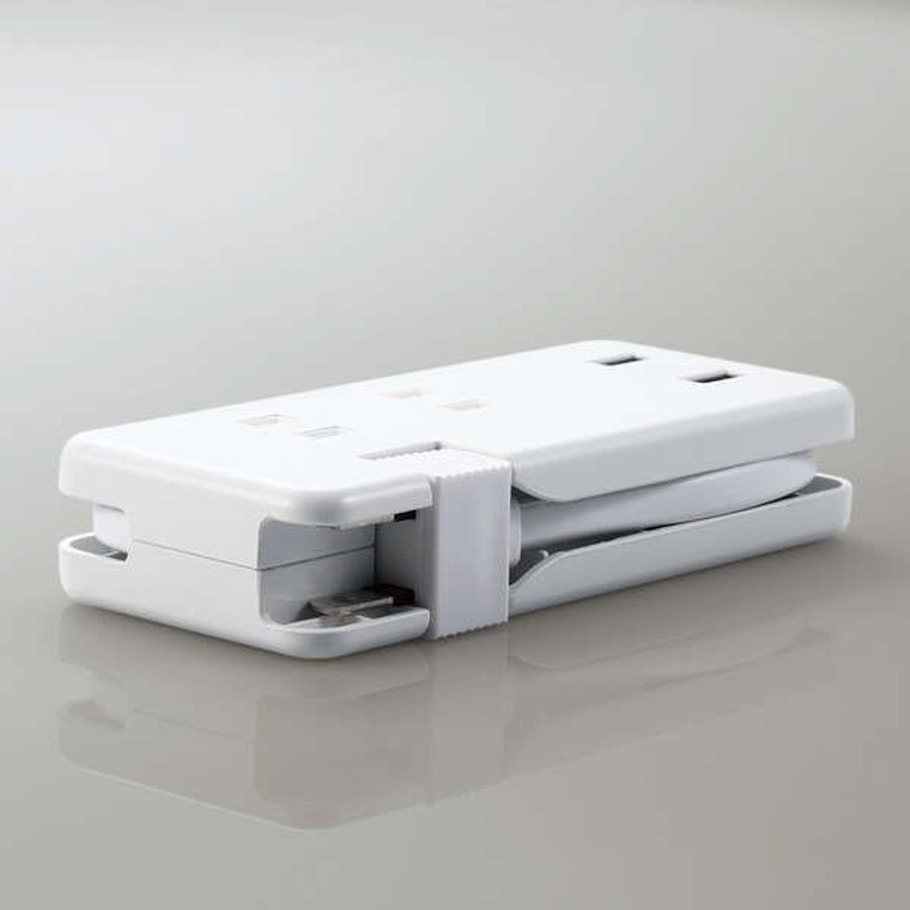 モバイルUSBタップ MOT-U12-2302WH, ホワイト, 0.25ｍ