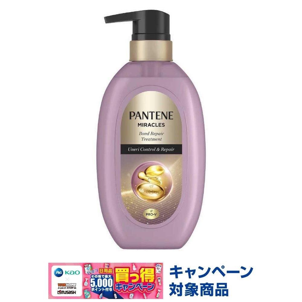 P&G パンテーンミラクルズ うねりコントロールトリートメント 本体 440g, うねりコントロール＆リペア, 440g