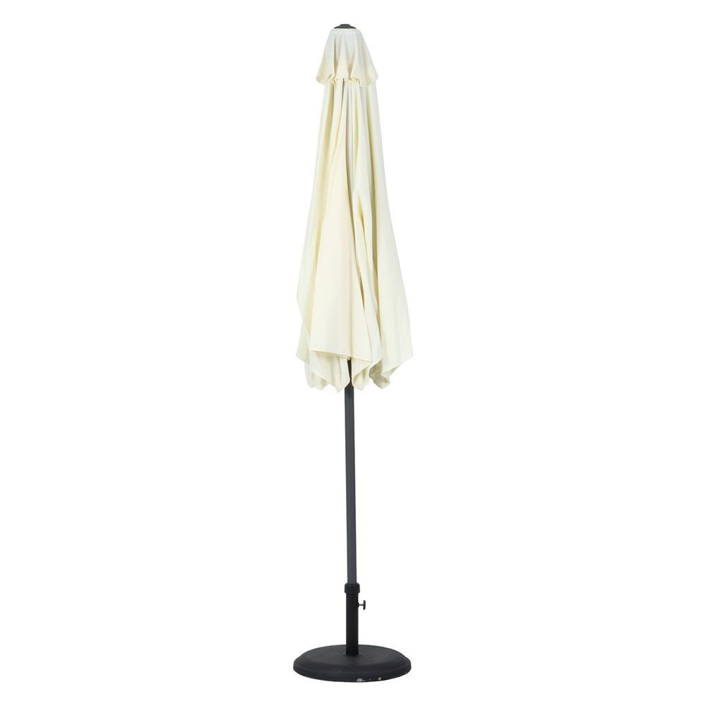 不二貿易  アルミパラソル　270ｃｍ, アイボリー, パラソル直径約270cm