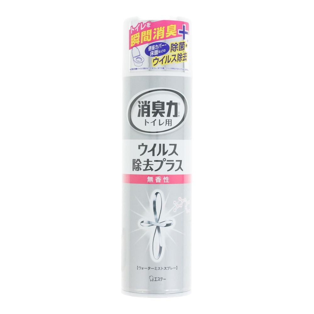 エステー　消臭力トイレ用　スプレー　ウイルス除去プラス　無香性, 無香性, 280ml