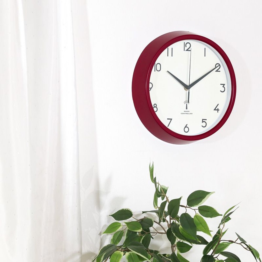 電波掛時計　カペラ　27ｃｍ（27266）, ブラック, 27cm