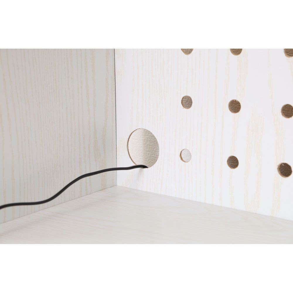 不二貿易 連結できる収納ボックス　オーク　ＷＨ【メーカー直送・代引不可】, ホワイト, 幅600mm&times;奥行290mm&times;高さ646mm