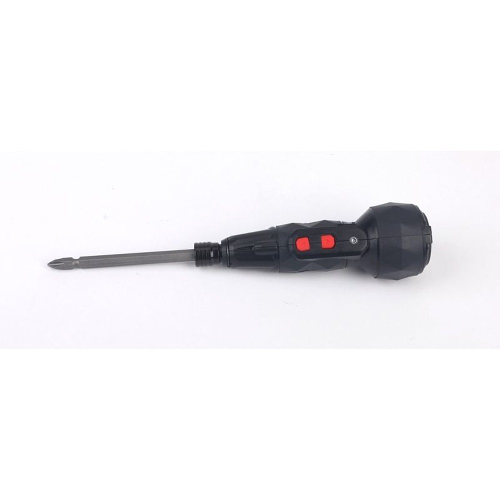 充電式　電工ドライバー　3.7V, ブラック, 3.7V