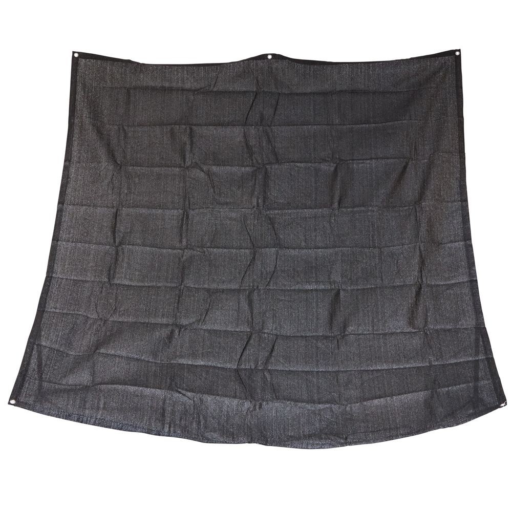 オーニングタープ　ブラック, ブラック（100&times;200）, 100&times;200cm