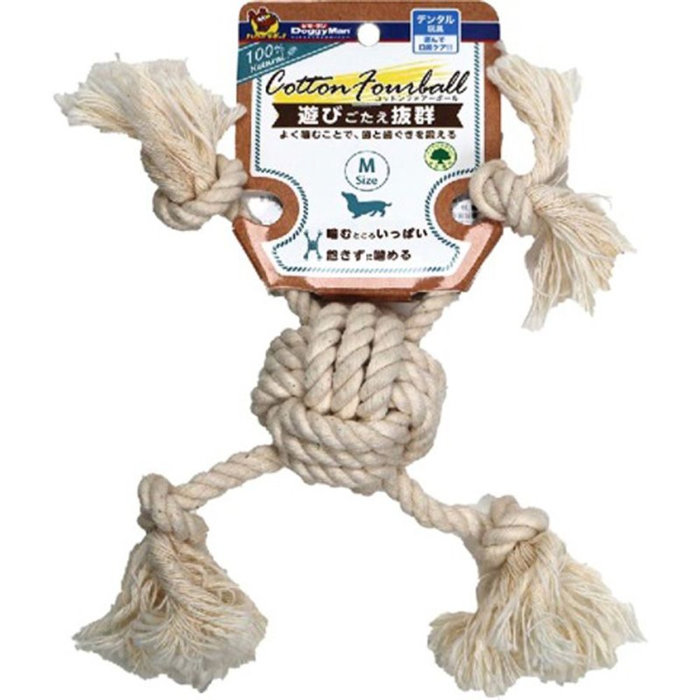 ドギーマン　コットンフォアーボール, キナリ（M）, Mサイズ