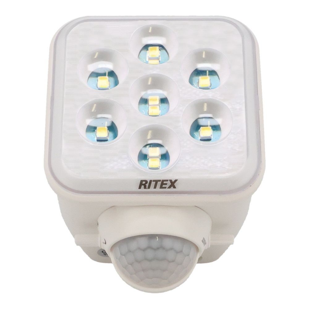 ５Ｗ×１灯　フリーアーム式LEDソーラーセンサーライト　ＬＳー１１０, 白, LS-110