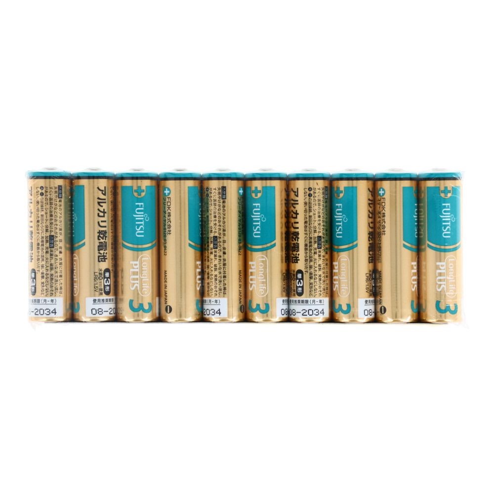 富士通アルカリ乾電池　単310個　ＬＲ6ＬＰ（10Ｓ）, 10P, 10本入り