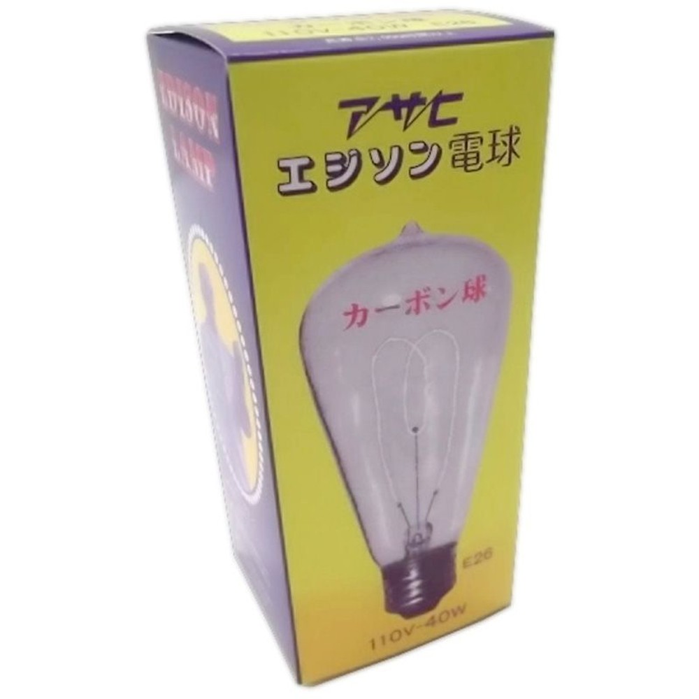 アサヒ　エジソンランプＳ60Ｅ26110Ｖ40Ｗ, その他カラー１, その他サイズ１
