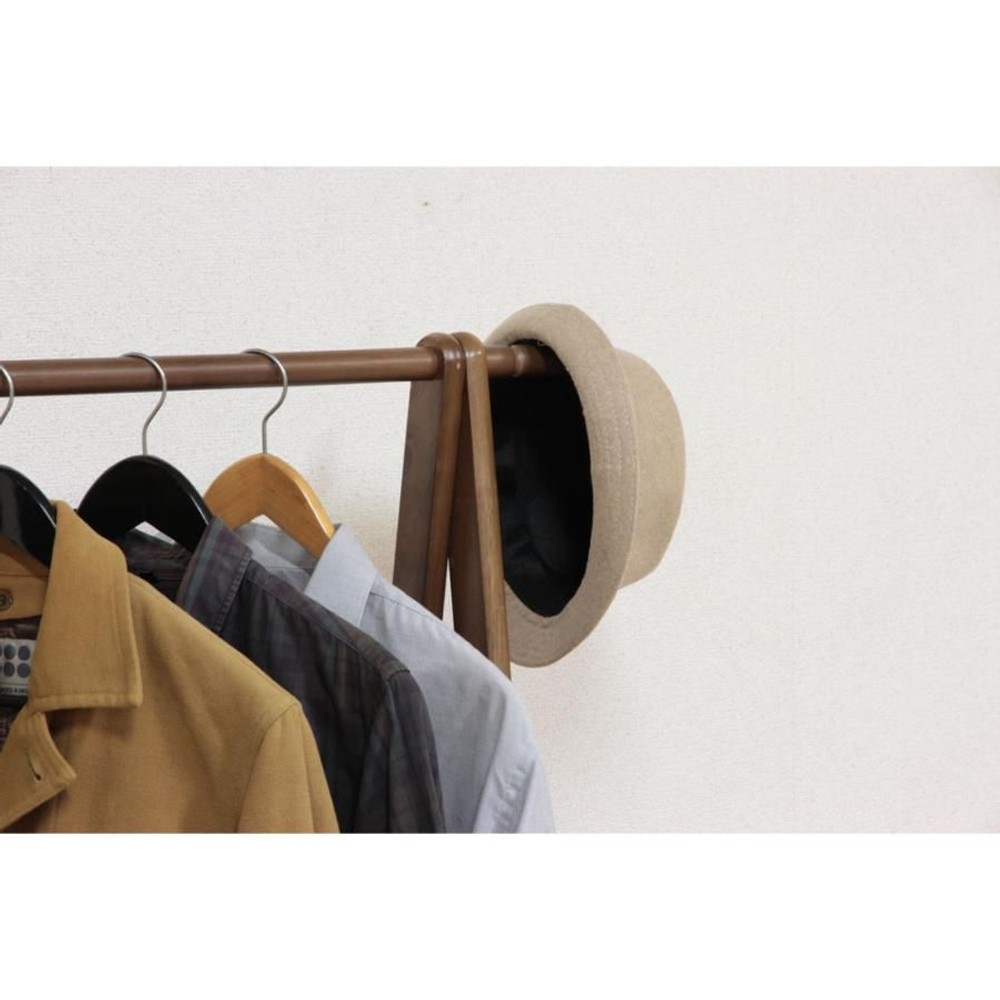 不二貿易  木製ハンガー　6110ー6ー80（ＫＩ）ＮＡ 【メーカー直送・代引不可】, ナチュラル, 6110ー6ー80（ＫＩ）ＢＲ