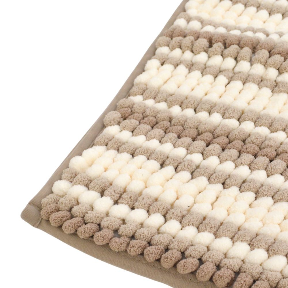 ウィザ WIZ'A 超吸水ボリュームバスマット　約３５×５０ｃｍ, ブルー, 35×50cm