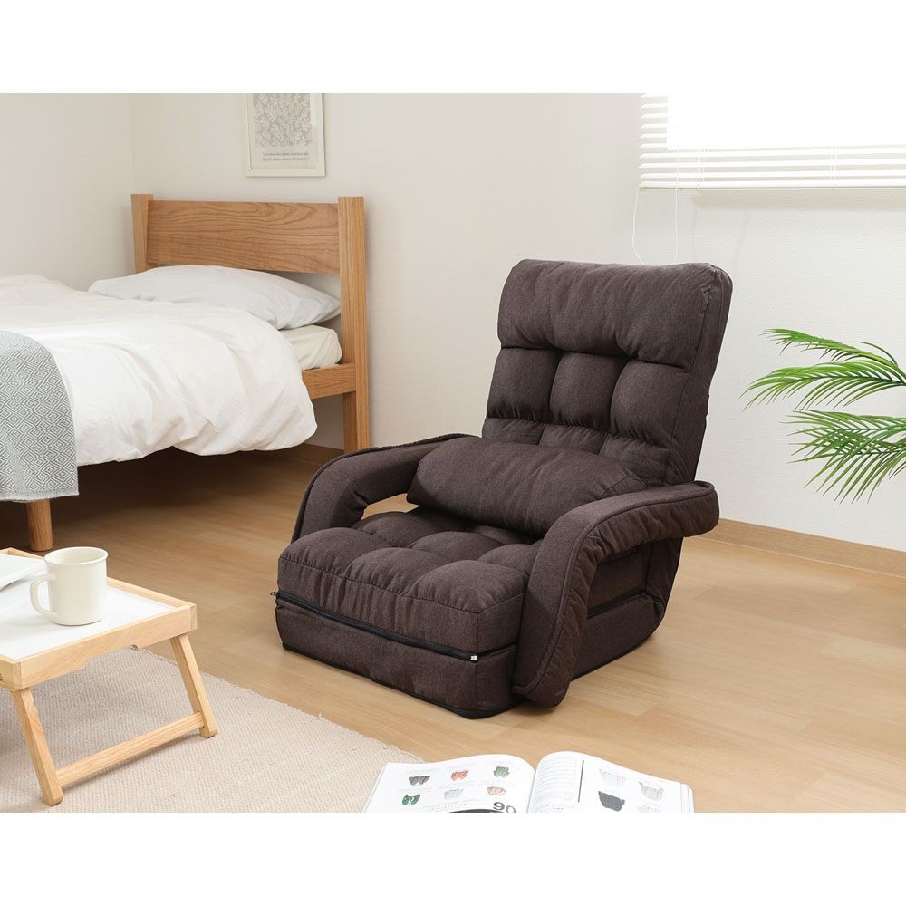 不二貿易 ４ＷＡＹ座椅子　ＢＲ【メーカー直送・代引不可】, ネイビー, 幅670mm&times;奥行mm&times;高さ700mm