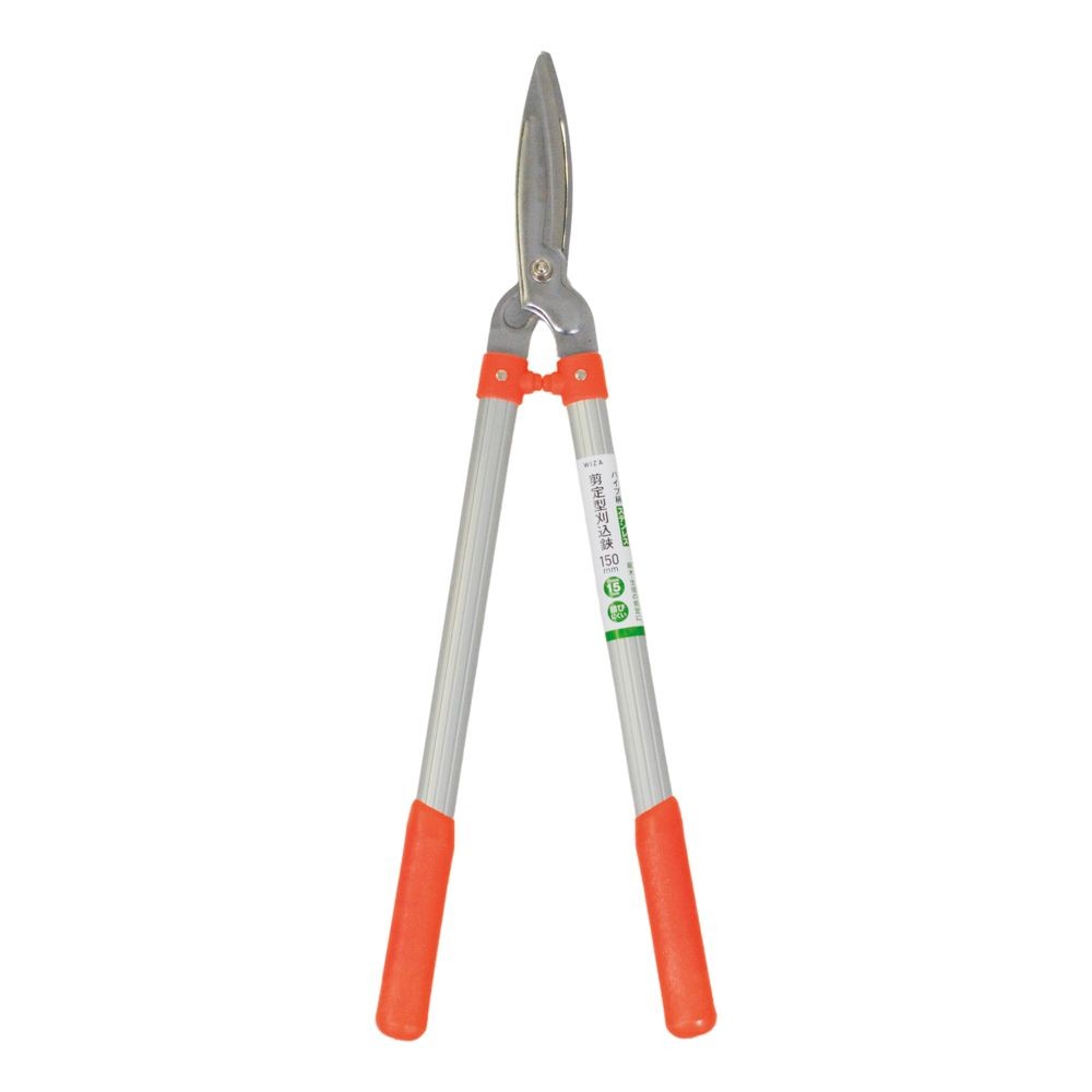 ＷＩＺＡ　アルミ柄ステンレス剪定型刈込鋏　150ｍｍ, シルバー, 150mm
