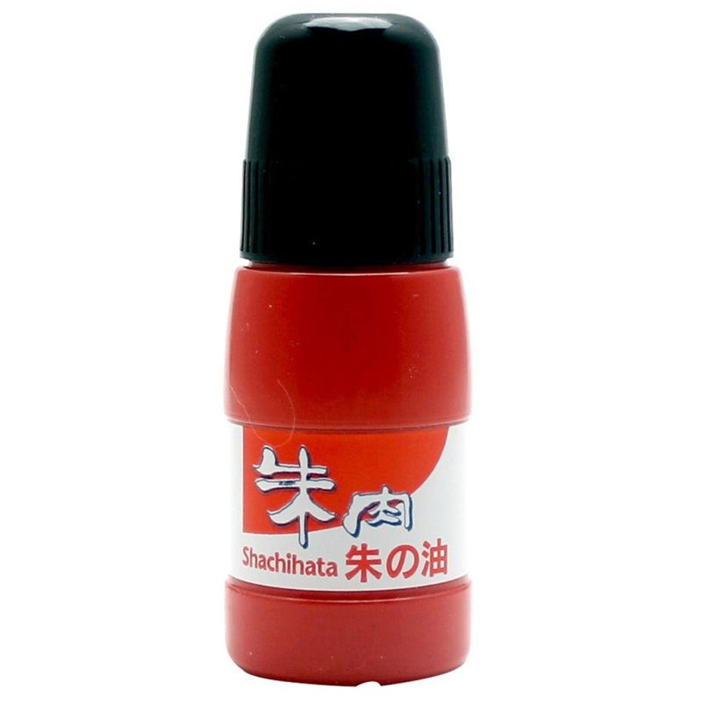 シャチハタ　朱の油ＯＧ―20, 朱色, 20ml