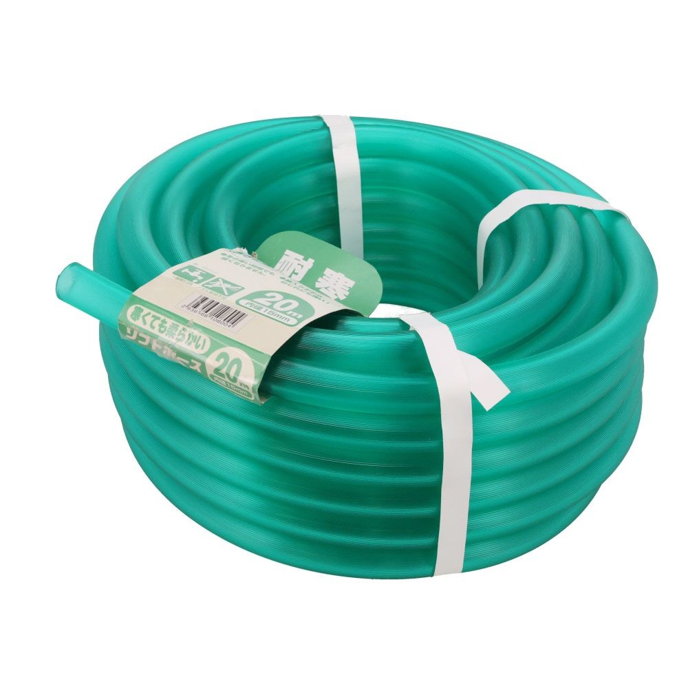 耐寒ソフトホース, グリーン（5.0m）, 5.0m