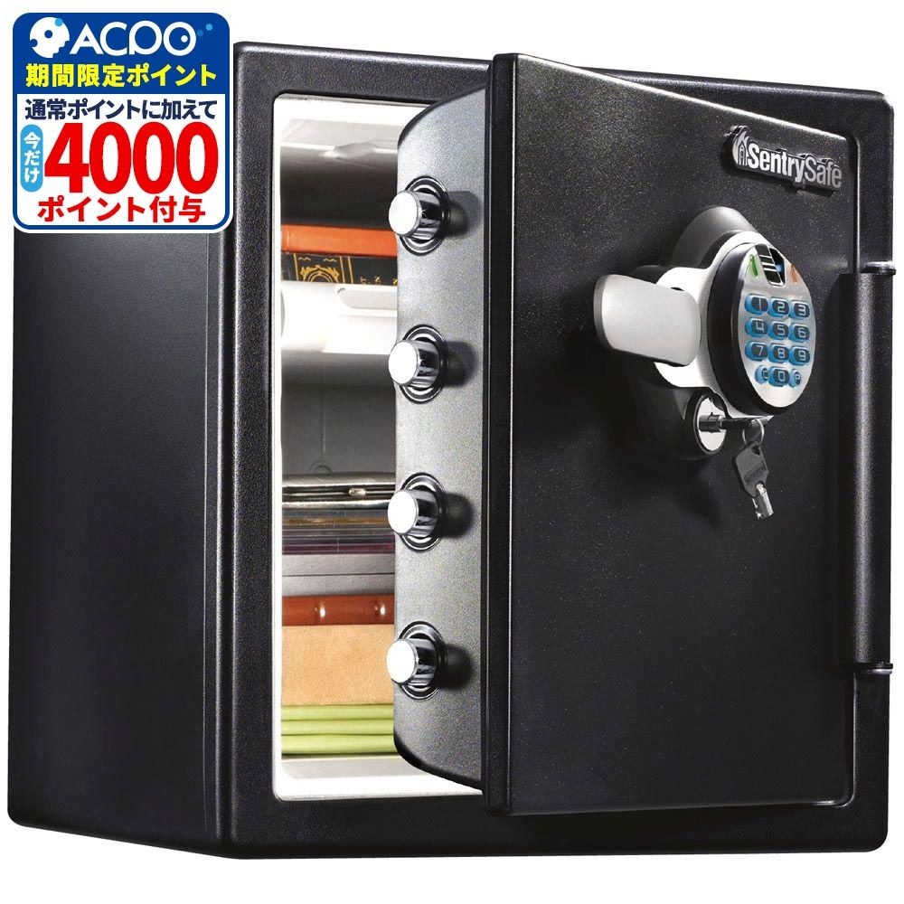 【開梱・設置費込】セントリー指紋認証式1時間耐火・耐水金庫  JFW123BTL【メーカー直送・代引不可】, ブラック, JFW123BTL