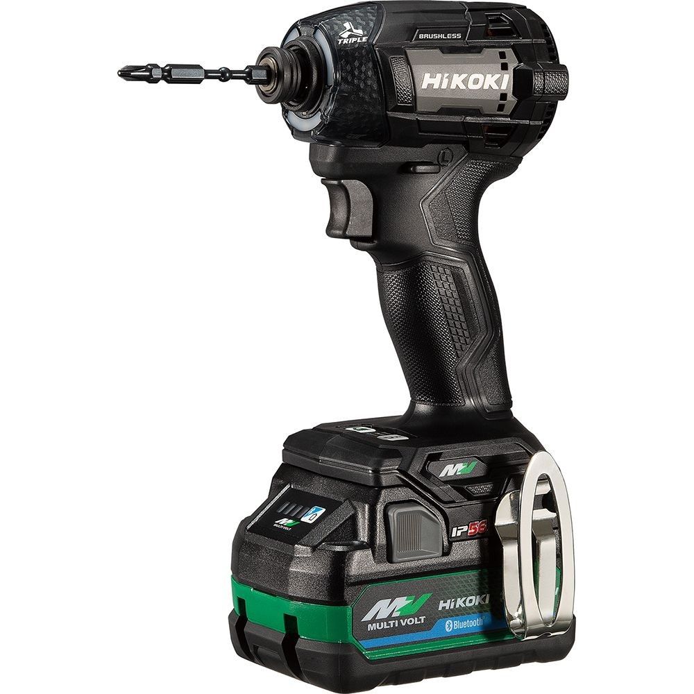 ハイコーキ　HIKOKI ３６ＶインパクトＤＶ（蓄電池２個、充電器付き） WH36DD (2XHSZ), グリーン, WH36DD (2XH)