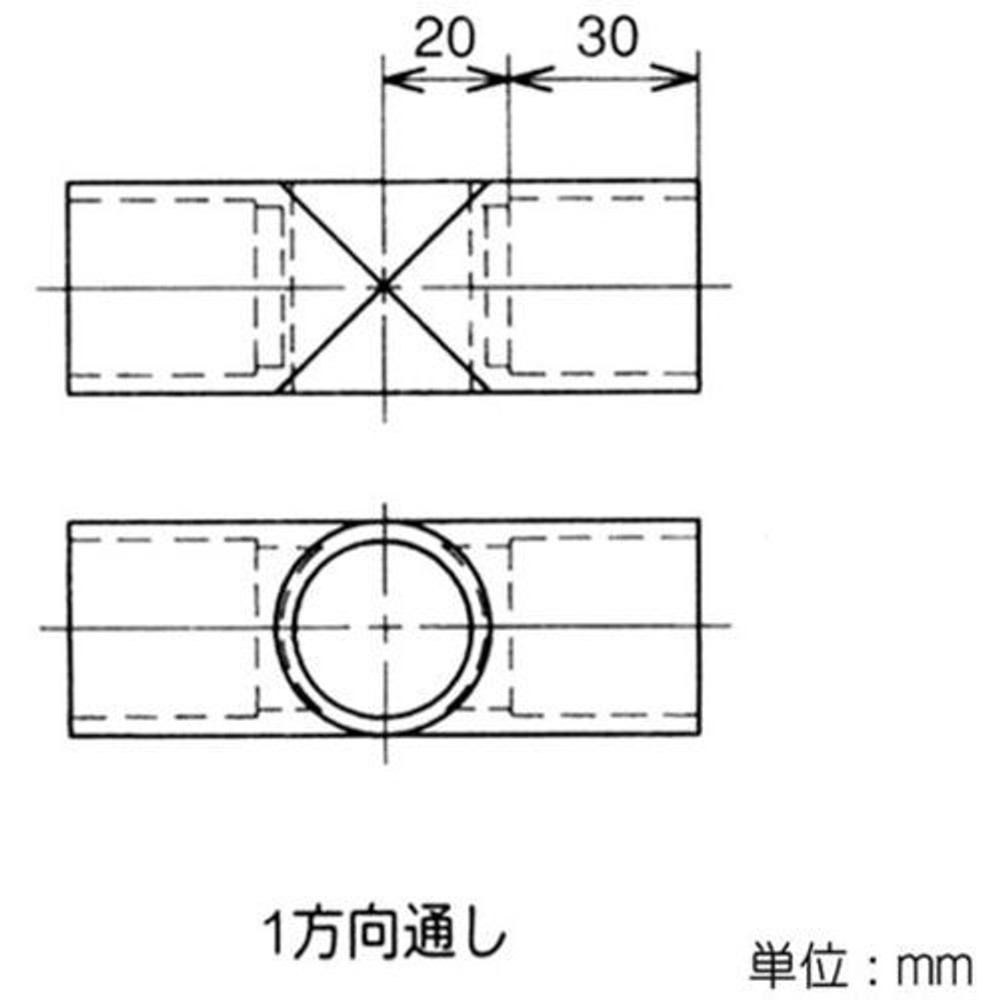 YAZAKI 矢崎化工 イレクタープラスチックジョイント J-120B S 枠・パイプのつなぎ用　Φ28用, アイボリー, J-120B S