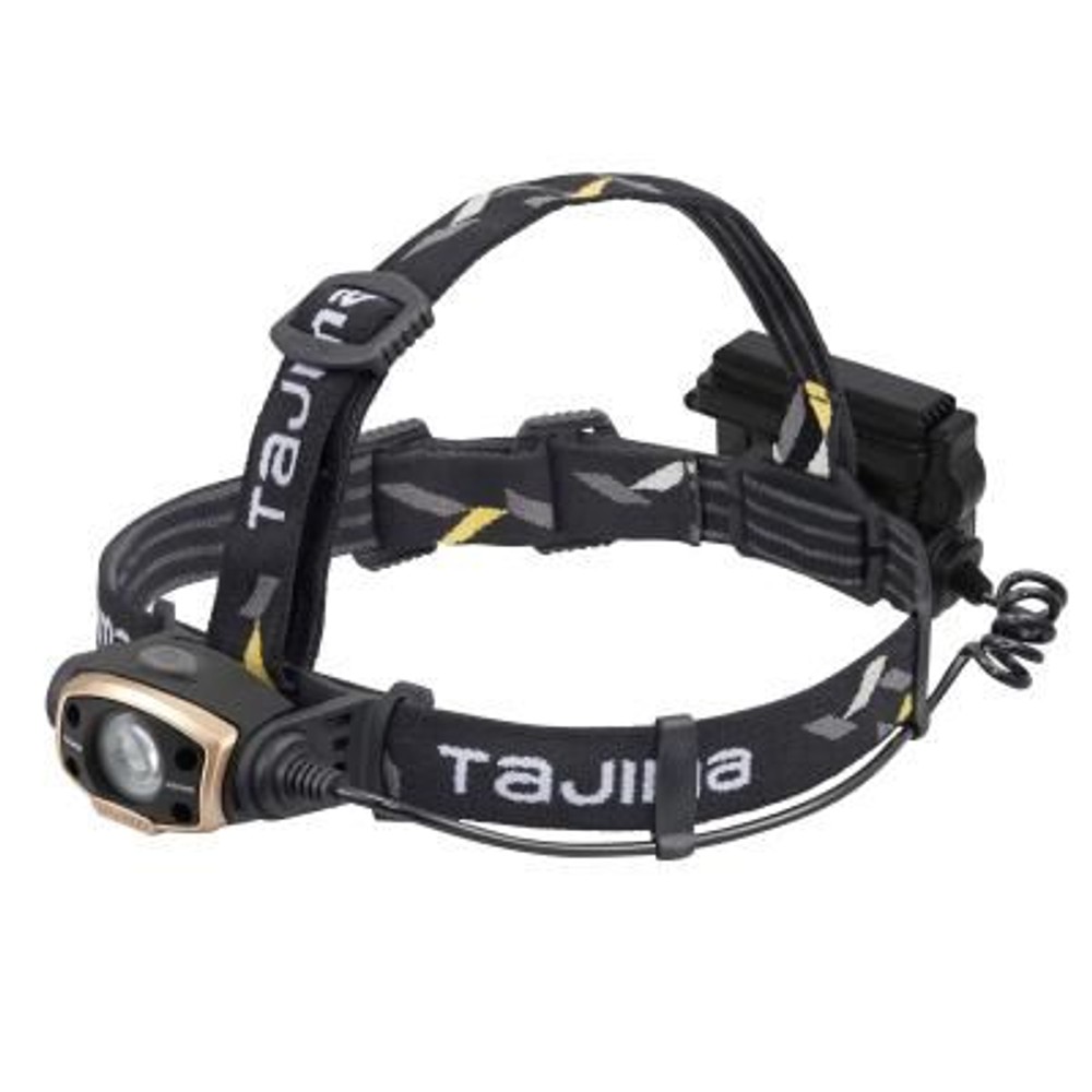 TAJIMA（タジマ） 　ヘッドライト ED 500lm フラッド照射 3730セット　LE-E502D-SP, ブラック, 500lm