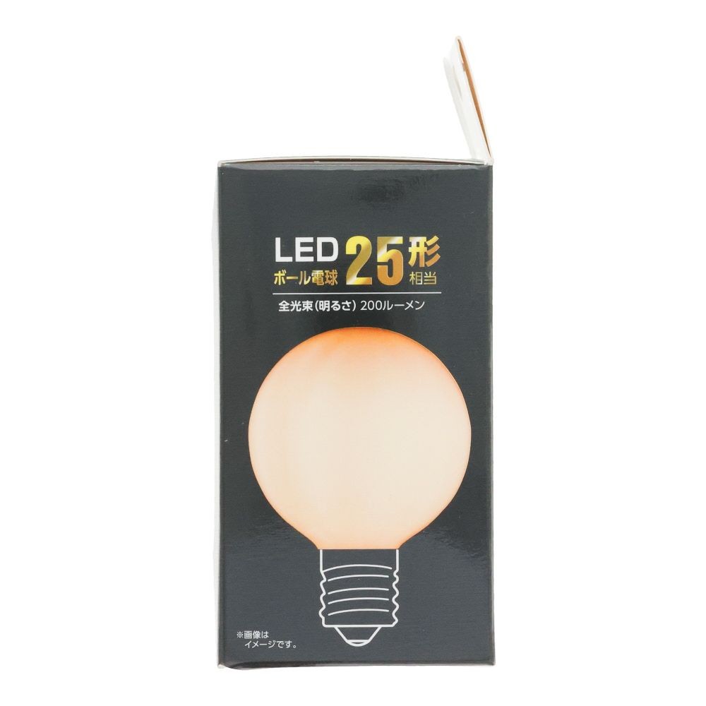ヤザワ フィラメントLED LDG2LG50E17WH2, ホワイト, 25形相当