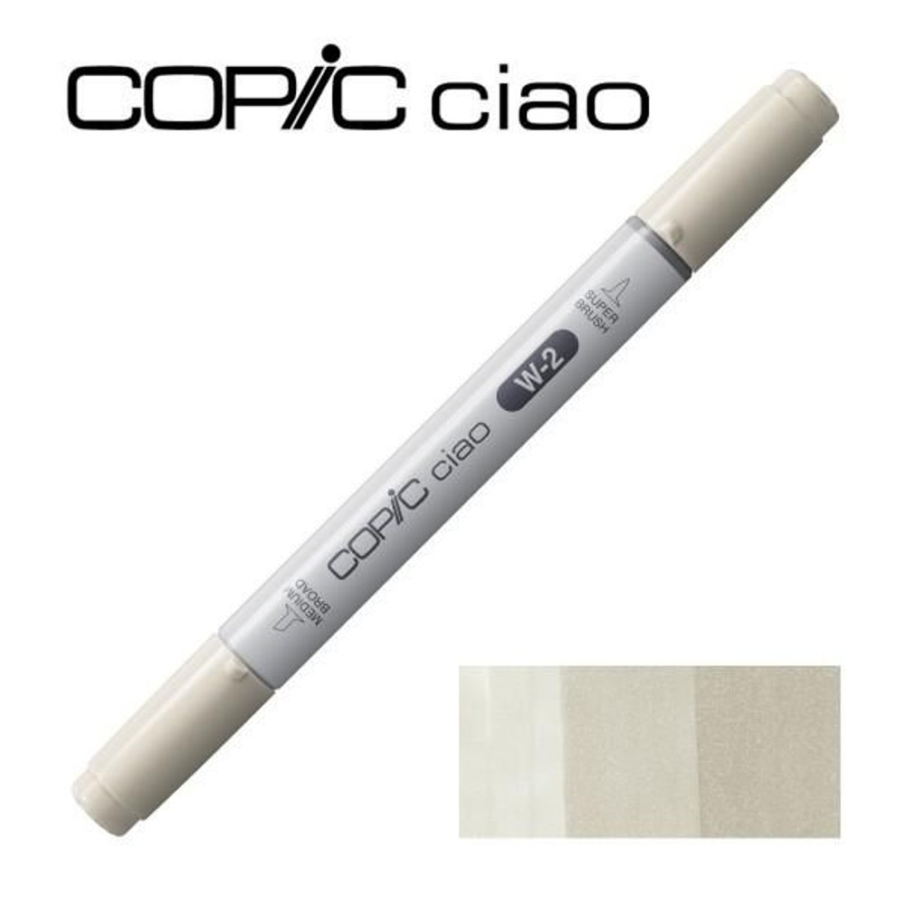 コピックチャオ W-2 ウォームグレイ No.2,  W-2 ウォームグレイ, チャオ