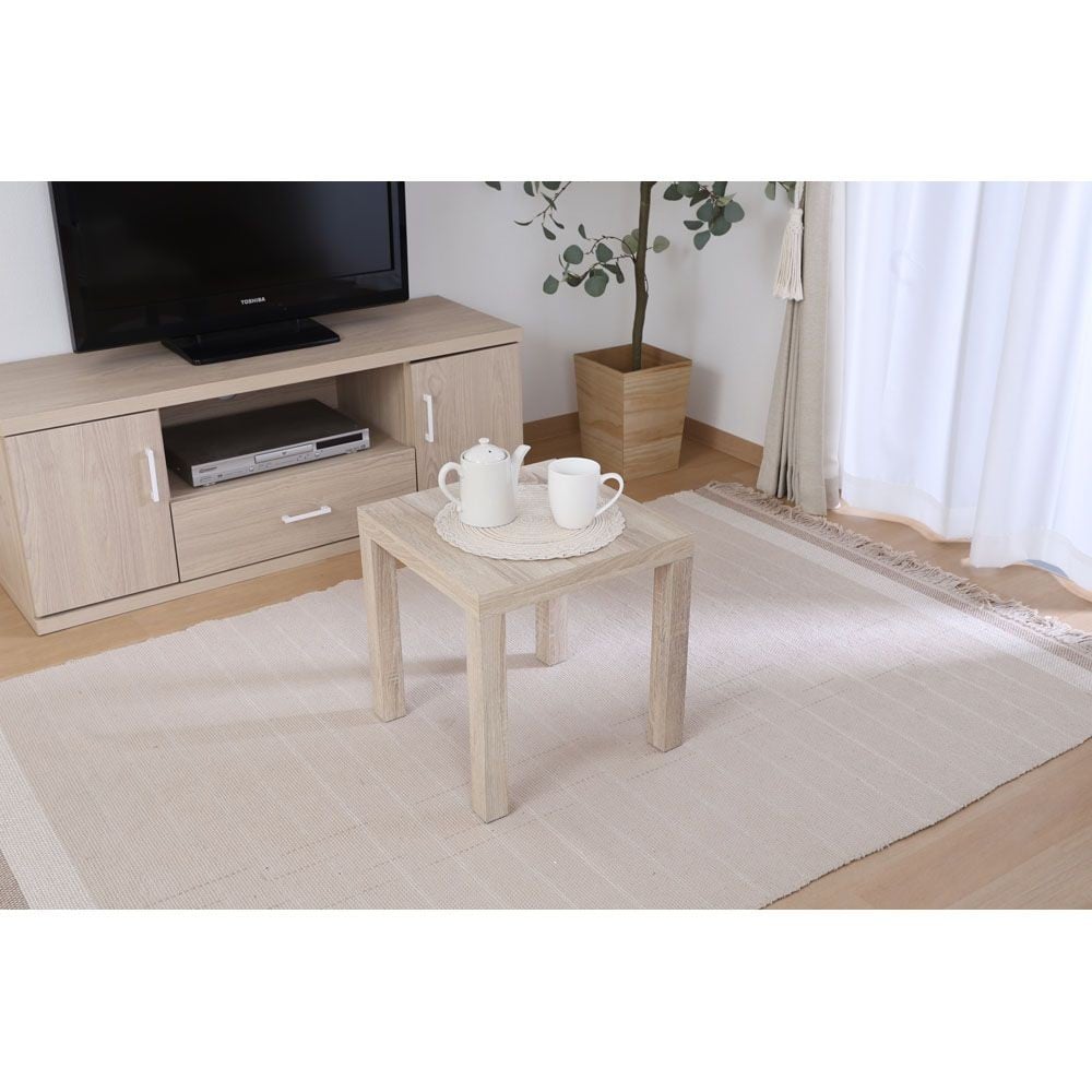不二貿易 キューブテーブル　４０&times;４０　ナチュラル【メーカー直送・代引不可】, ナチュラル, 幅400mm&times;奥行400mm&times;高さ400mm
