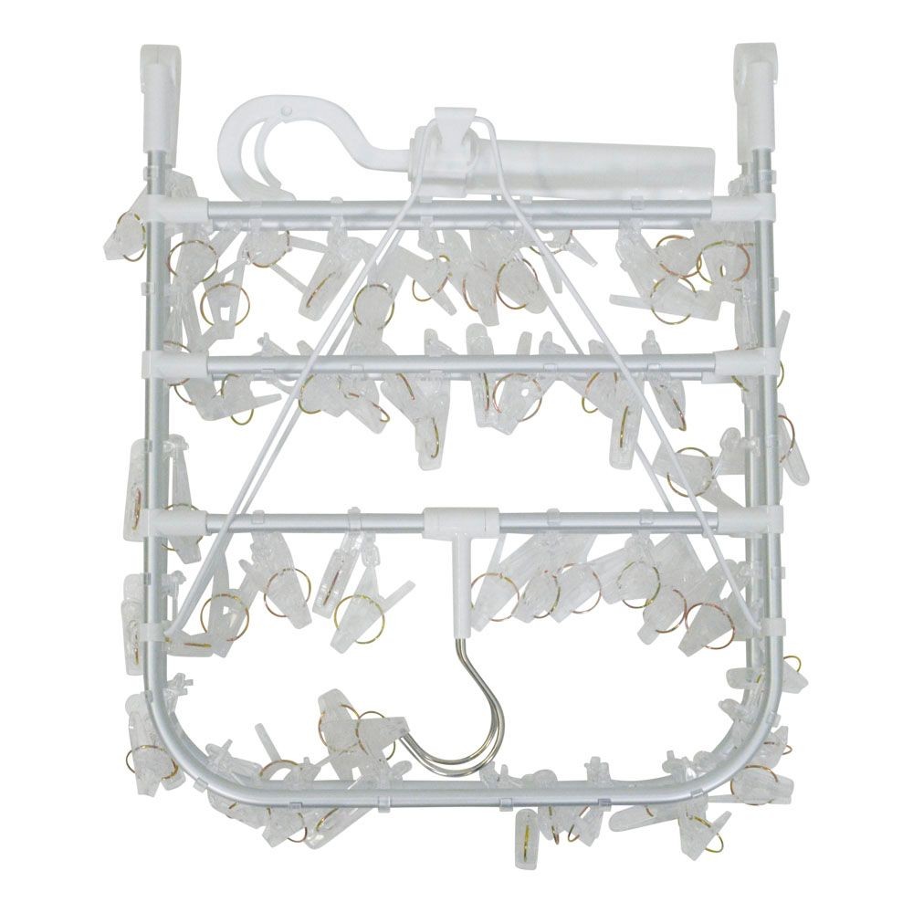 WIZ'A ウィザ ハンドル付アルミ洗濯ハンガー60ピンチ