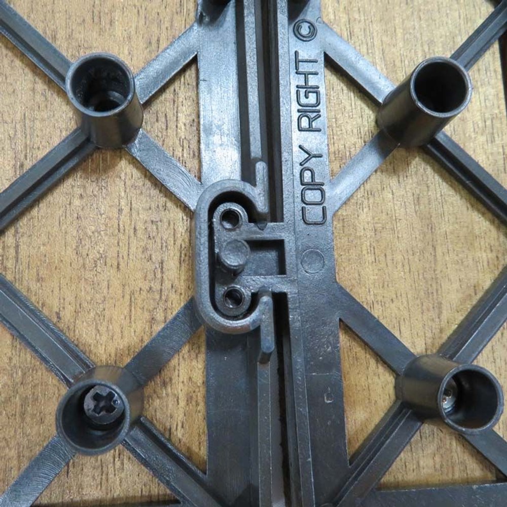 ジョイント式ウッドパネル, ストレート（アカシア）, 6個セット