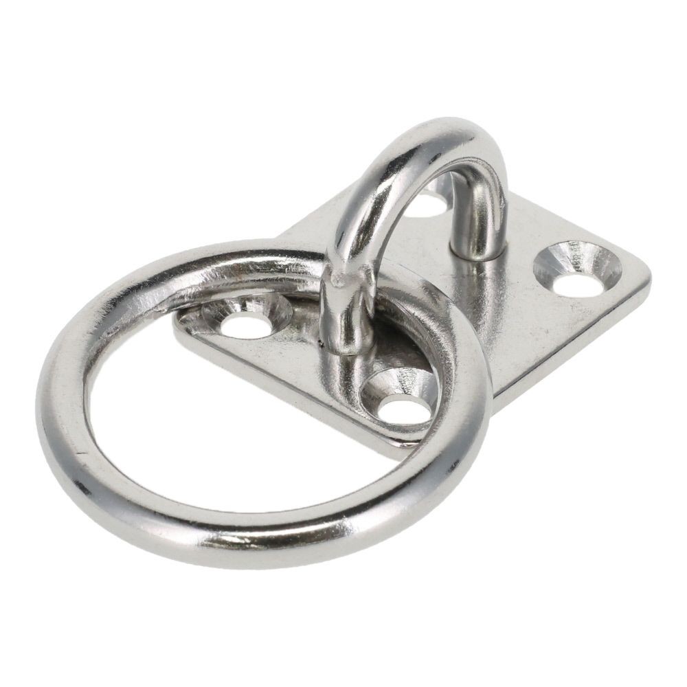 ステンレスアイプレート　丸カン５&times;３５, アイプレート , 5&times;35mm