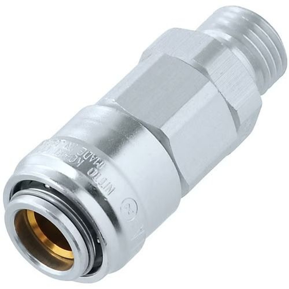 日東工器 スーパーカプラ ソケット 02SMF, シルバー, 02SMF