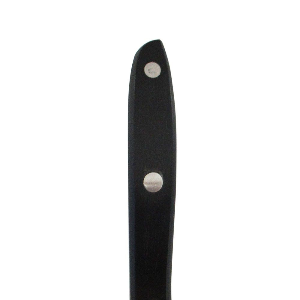 木柄黒合板　ステーキナイフ, ステンレス, 105mm