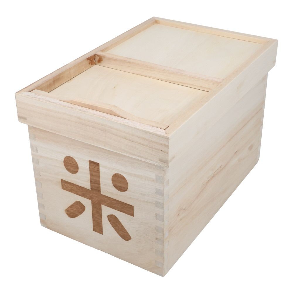 桐製米びつ　5ｋｇ, 桐製, 幅215&times;奥行325&times;高さ215mm