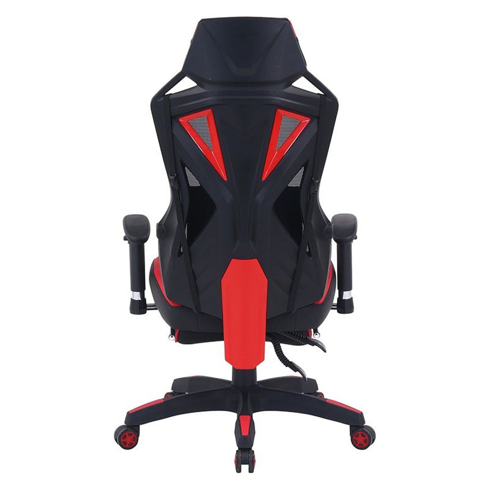 【ネット限定価格】メッシュゲーミングチェア レイズフットレスト付き ＲＤ（レッド）【メーカー直送・代引不可】, その他カラー１, その他サイズ１