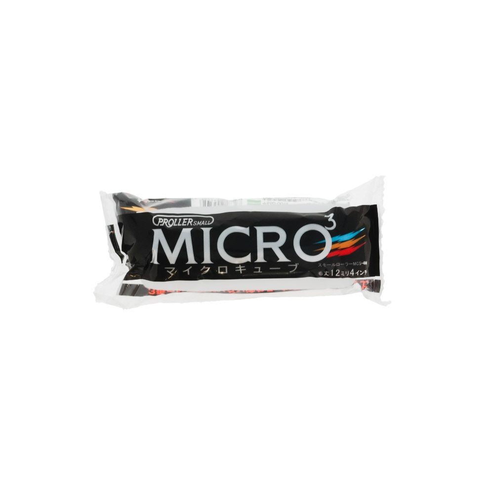 スモールローラー MICRO3（中毛）4R 12mm, ホワイト, 4インチ