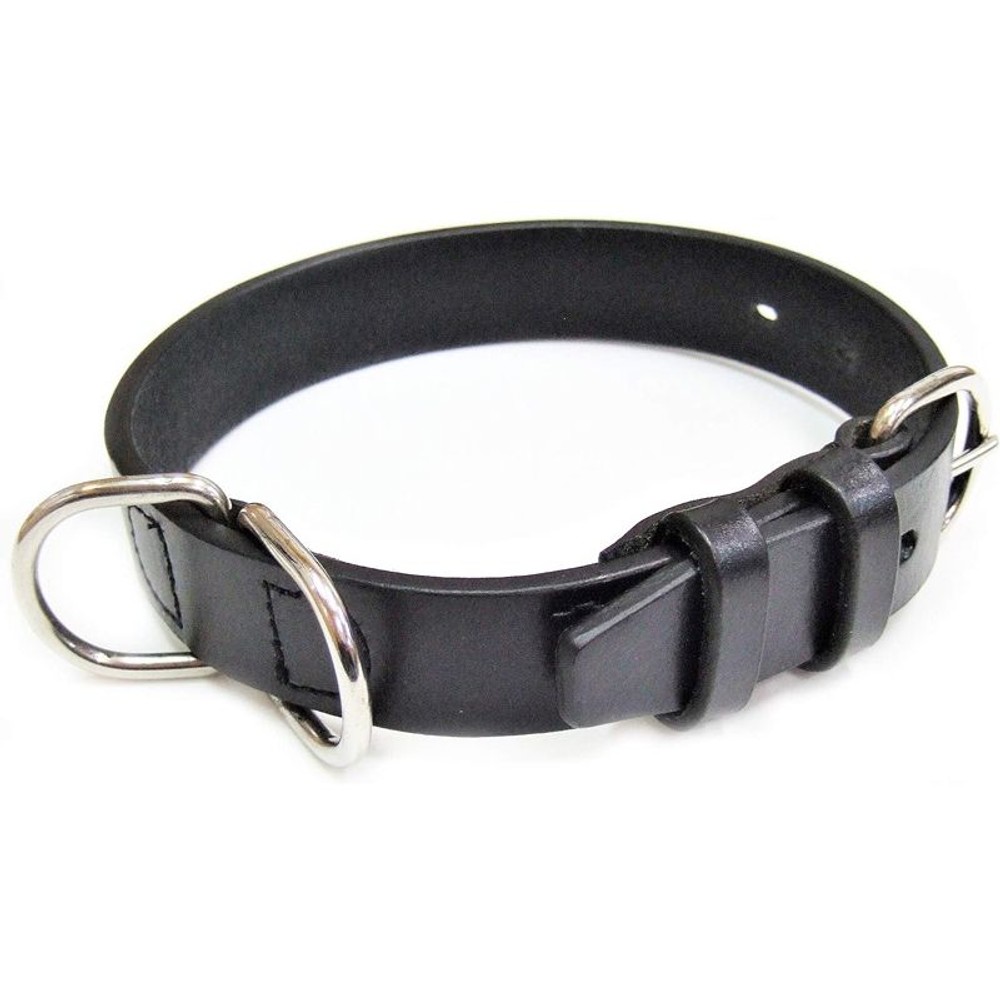 岡野　オイルレザーカラー, 黒, NO.27