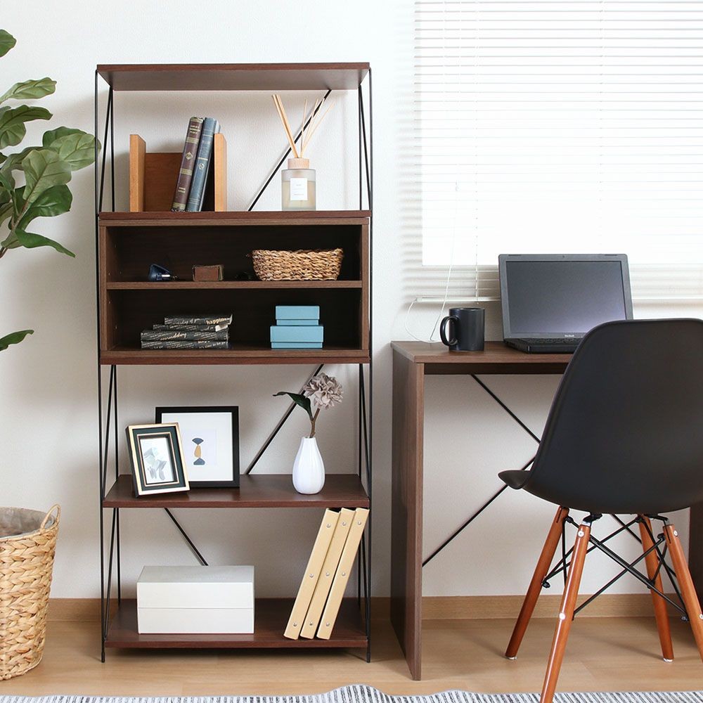 不二貿易 ＥＺＢＯ　コネクトボックス　棚付き　ＭＢＲ【メーカー直送・代引不可】, ブラウン, 幅600mm×奥行300mm×高さ310mm