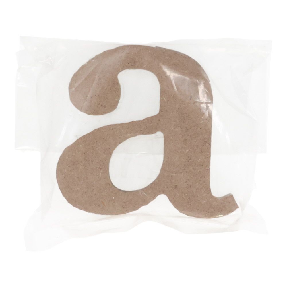 切文字　アルファベット小文字ａ, 茶, 小文字