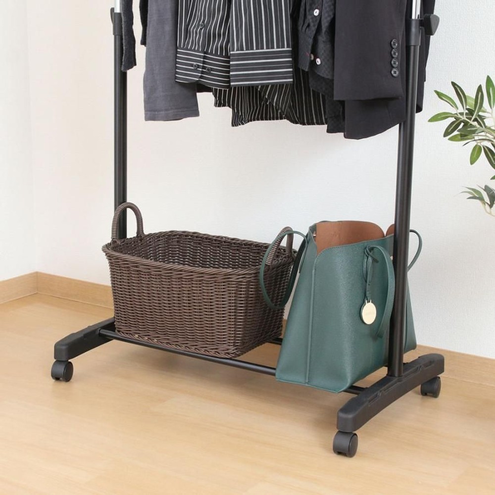 不二貿易  パイプシングルハンガー　3644ーＡ0 【メーカー直送・代引不可】, ブラック, 14199