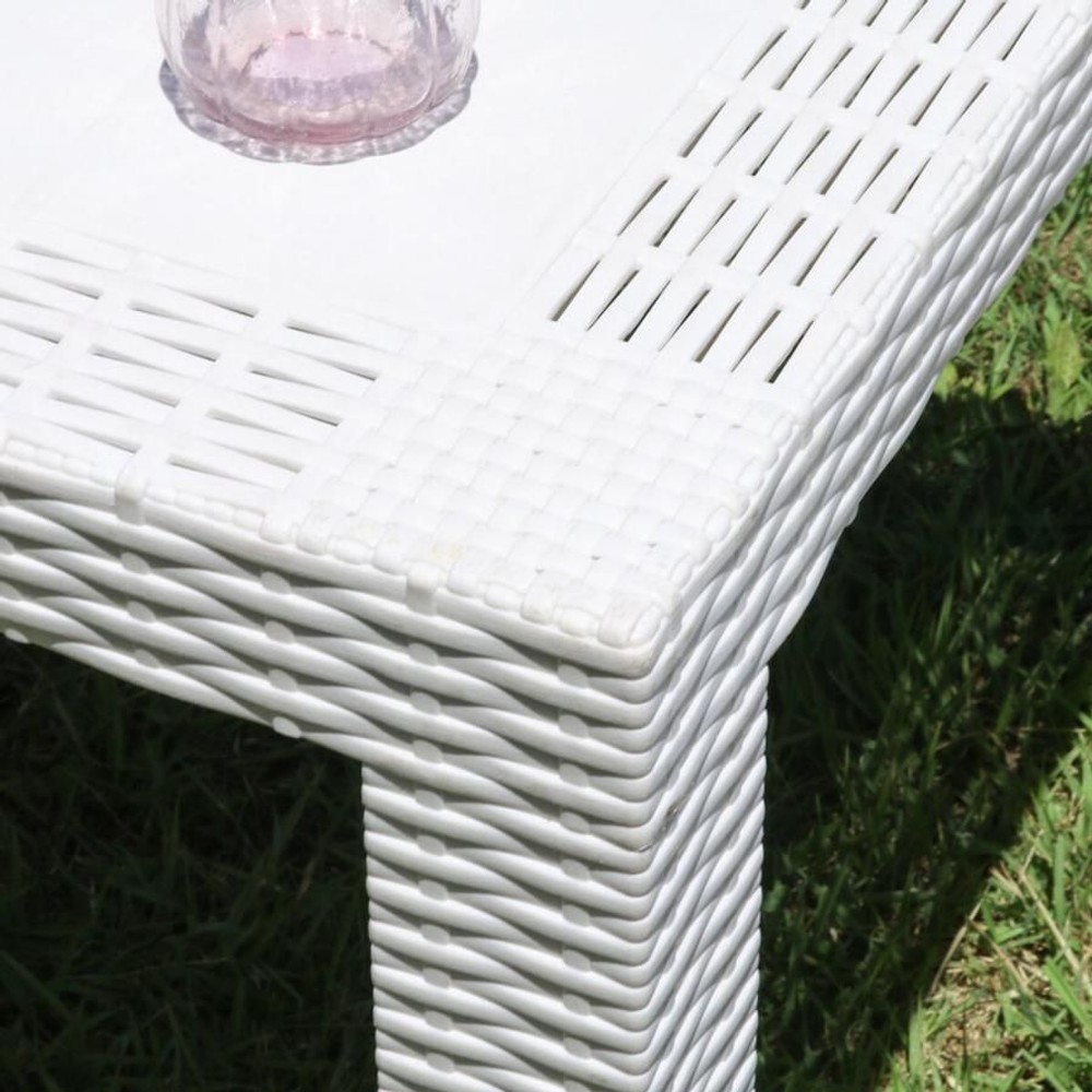 不二貿易  ステラ　テーブル　80角 【メーカー直送・代引不可】, ホワイト, 80cm角