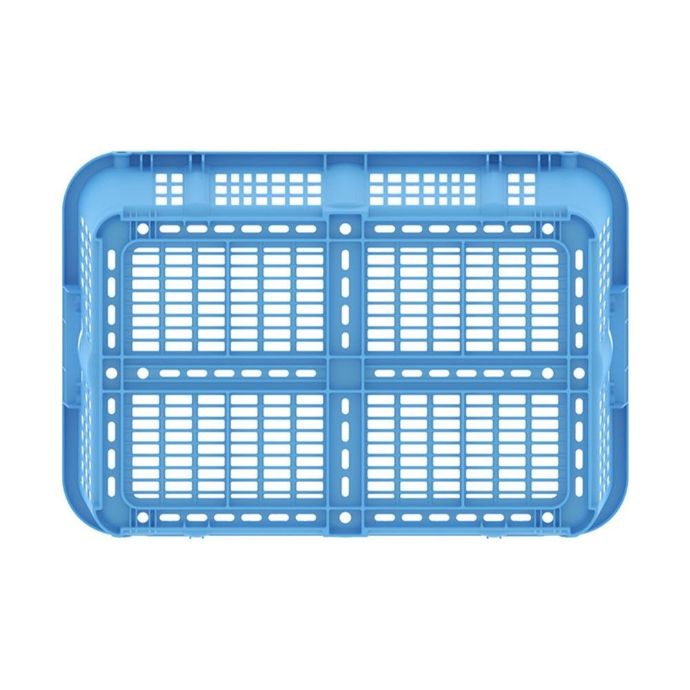 サンコー サンテナー A#91 持手孔有 ライトブルー 109102-00 ×5個セット【メーカー直送・代引不可】【法人限定】, ライトブルー, 5P