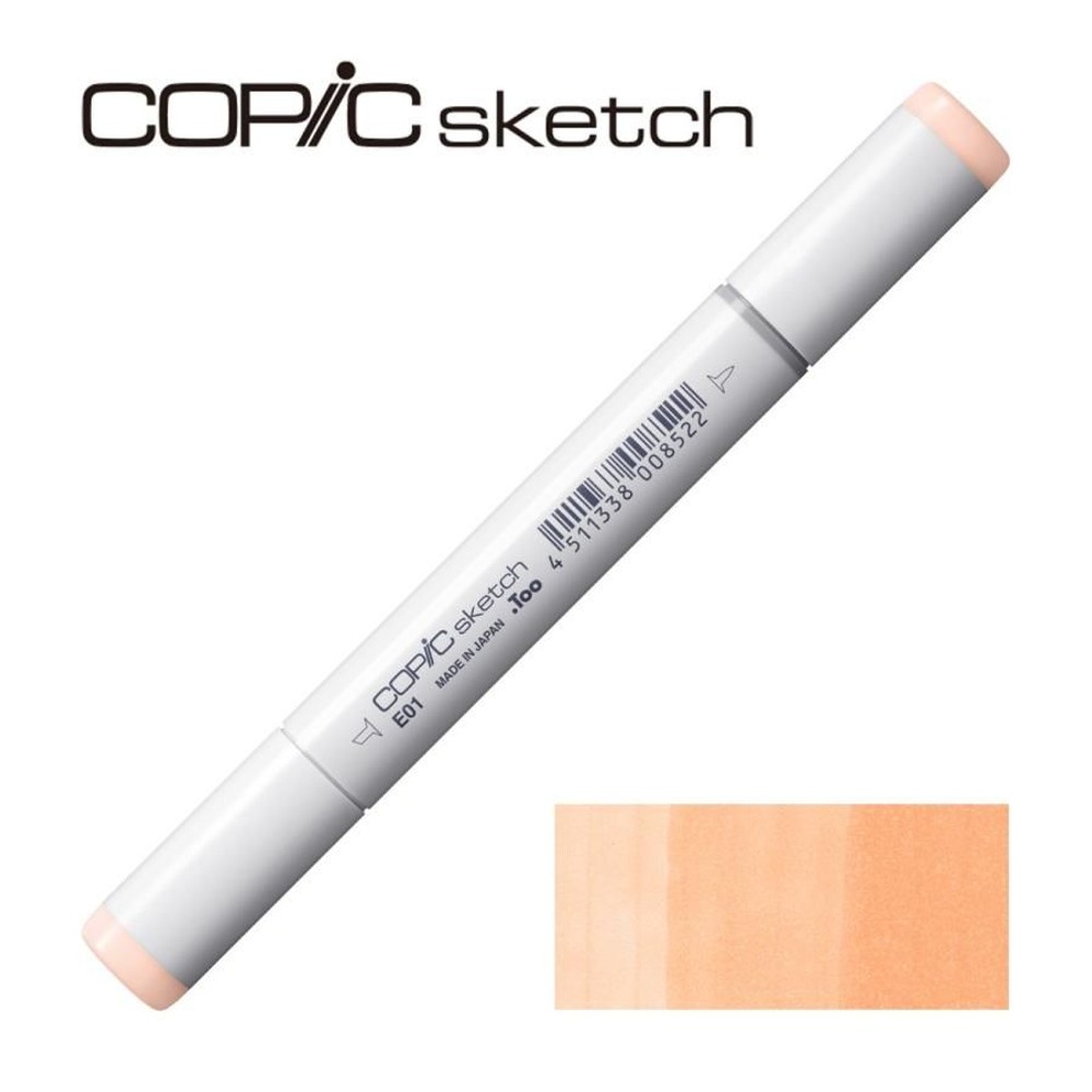 コピックスケッチ E01 ピンク・フラミンゴ,  E01 ピンク・フラミンゴ, スケッチ