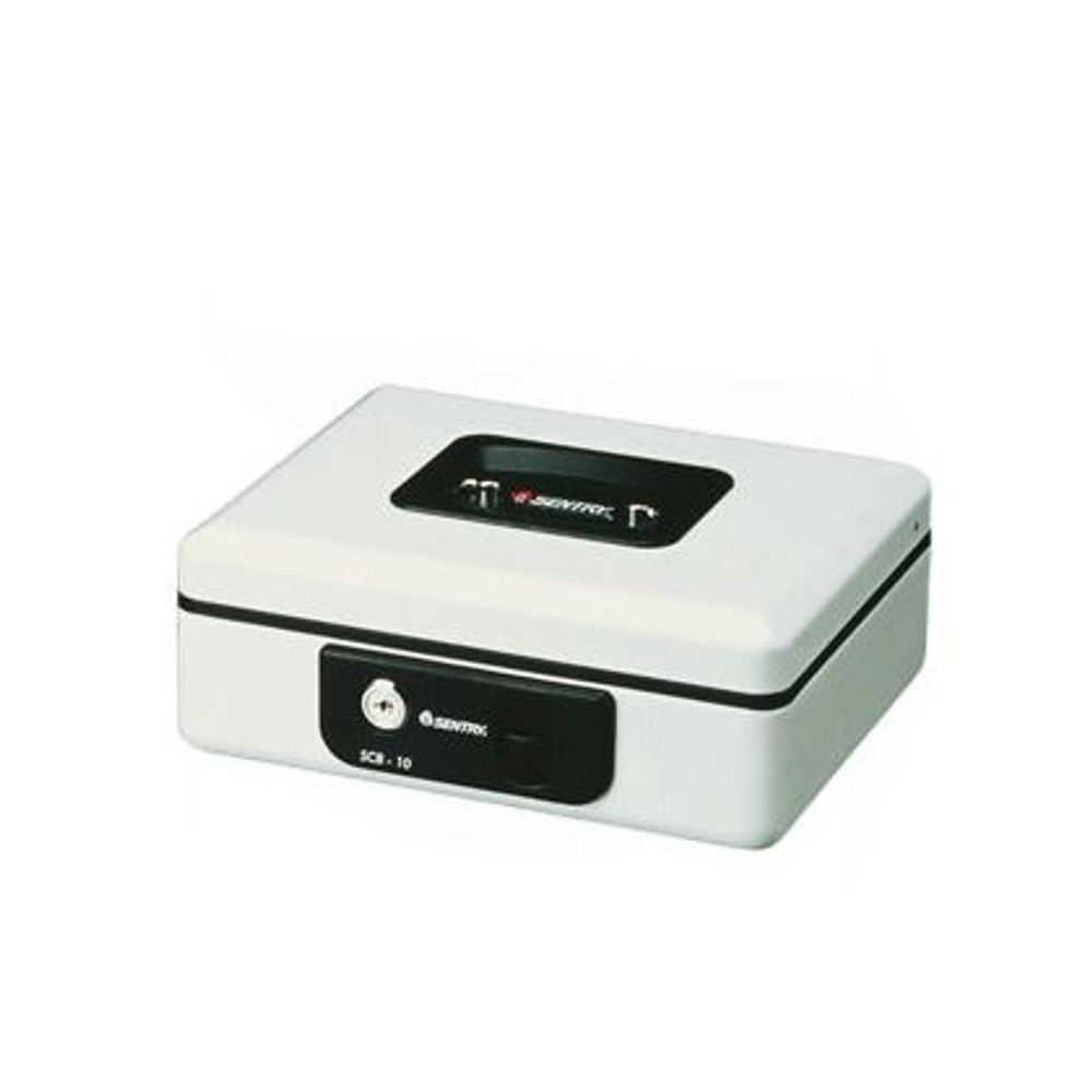 【期間限定特別価格】セントリー  手提げ金庫　ＳＣＢ―10, ライトグレー, SCB-10