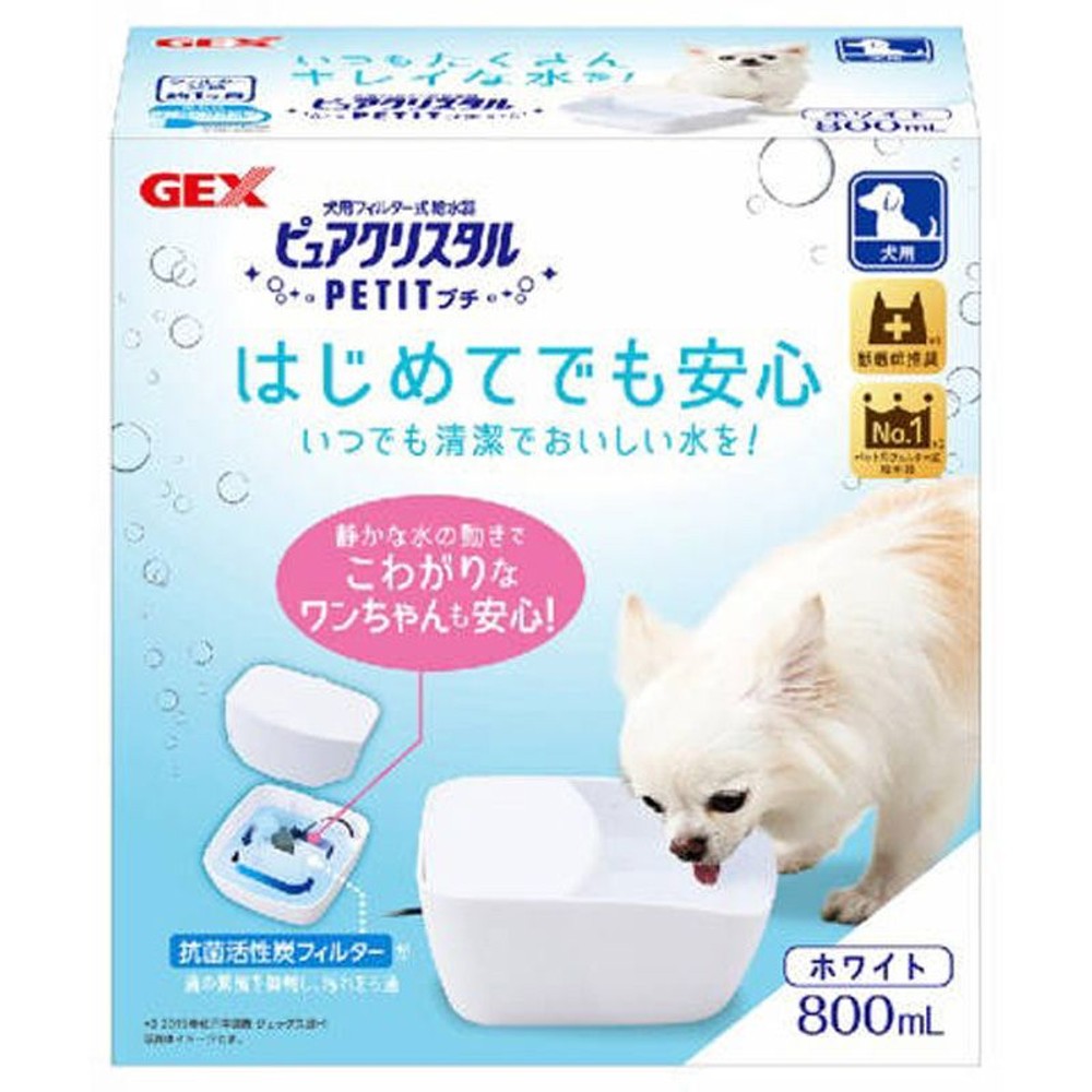 ジェックス　ピュアクリスタルプチ800ｍＬ犬用, ホワイト, 800ml